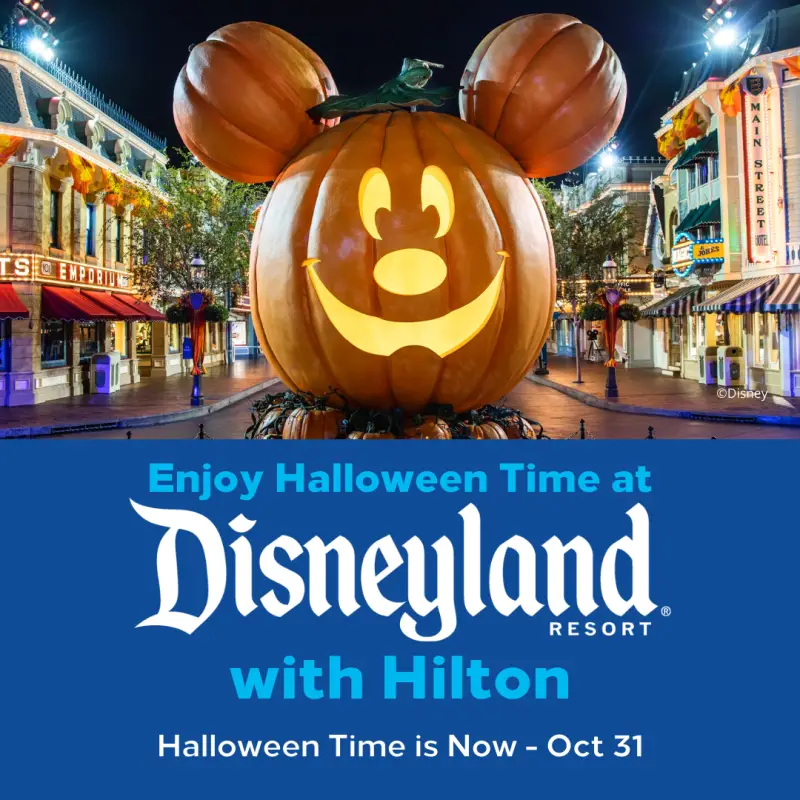 Special offer to kick off Halloween at the Disneyland Resort from Hilton