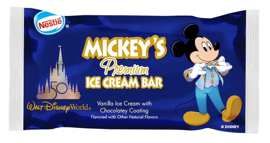 Disney Ice Cream Bars will receive 50th Anniversary wrapper