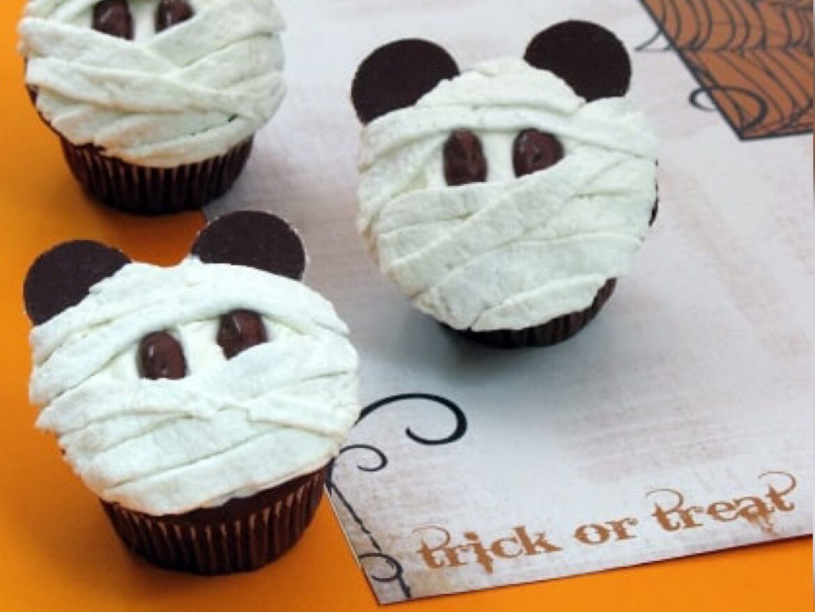 Cool And Creepy Mickey’s Mummy Cupcakes Recipe!