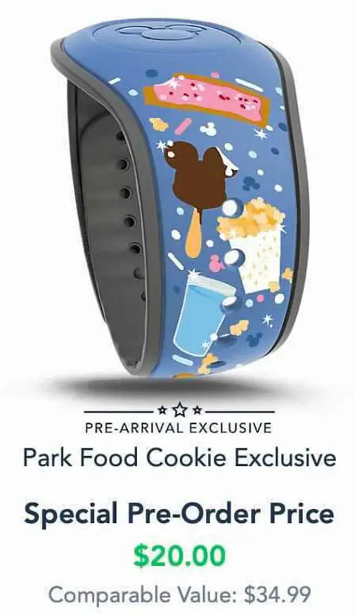 Pre Arrival Park Food MagicBand now available on Disney World website