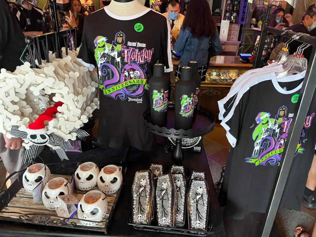 New Haunted Mansion Holiday 20th Anniversary Merch materializes in Disneyland