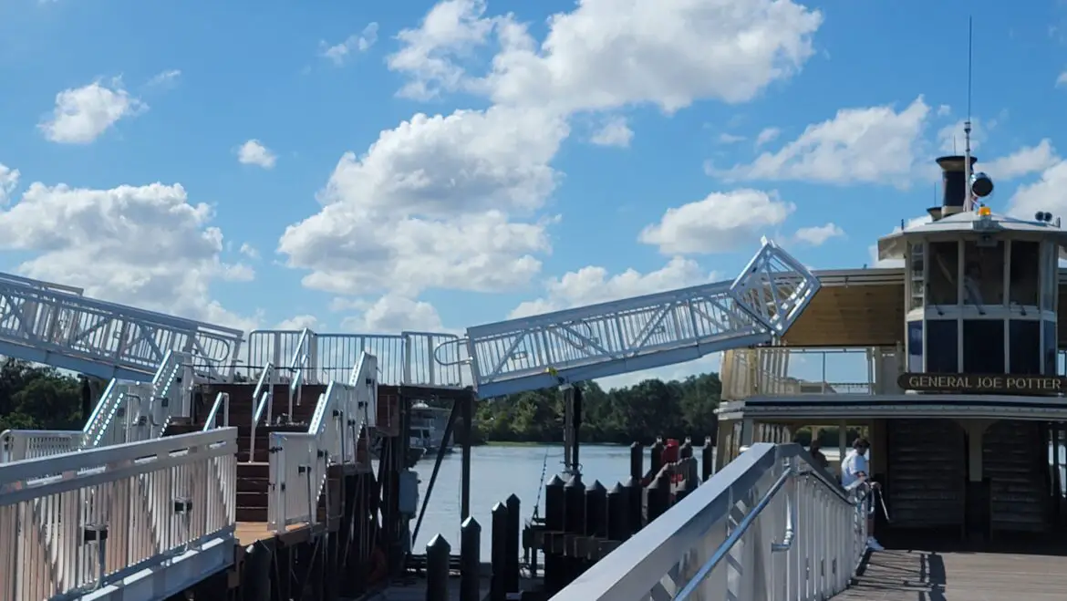 New 2nd Floor Ramps being built for Magic Kingdom Ferry