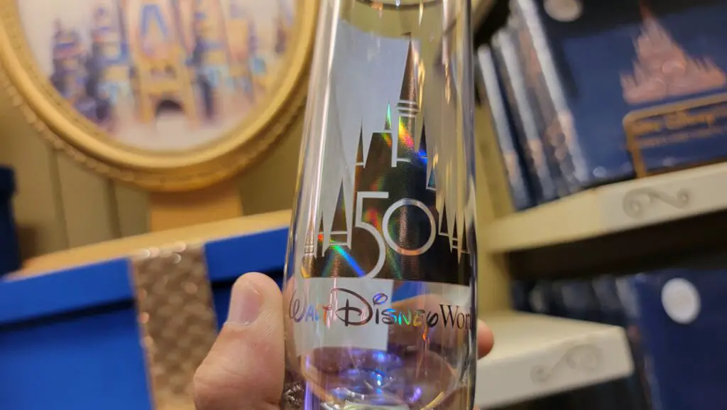Disney World 50th Anniversary Glass