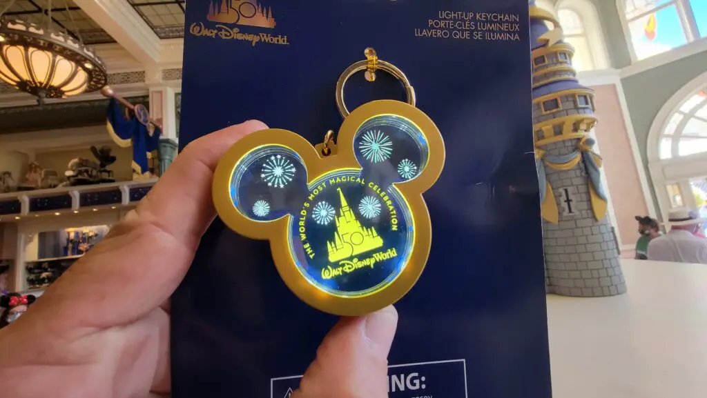  Theme Parks Disney Key Chain Epcot Mickey Flags
