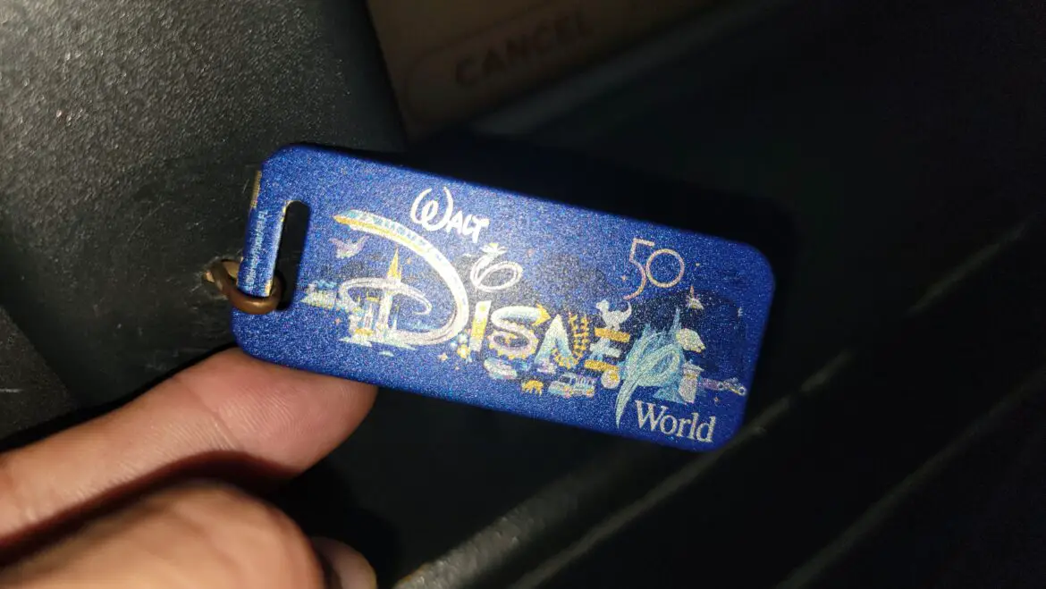 Make your own Disney’s 50th Anniversary Luggage Tags at Walt Disney World