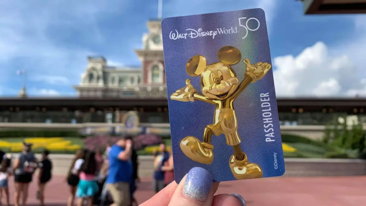 Disney World 50th Anniversary Annual Pass Cards now available