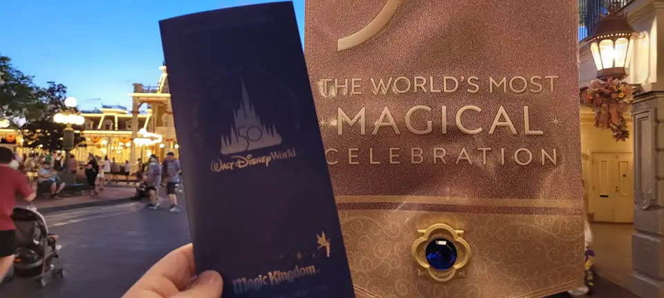 Magic Kingdom Commemorative 50th Anniversary Guide Map