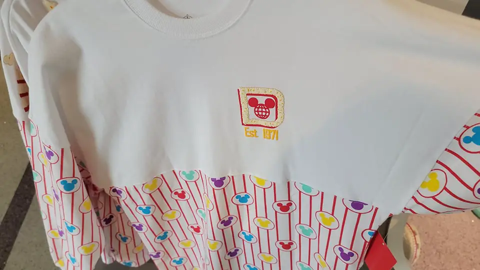 New Scented Popcorn Spirit Jersey now available at the Magic Kingdom