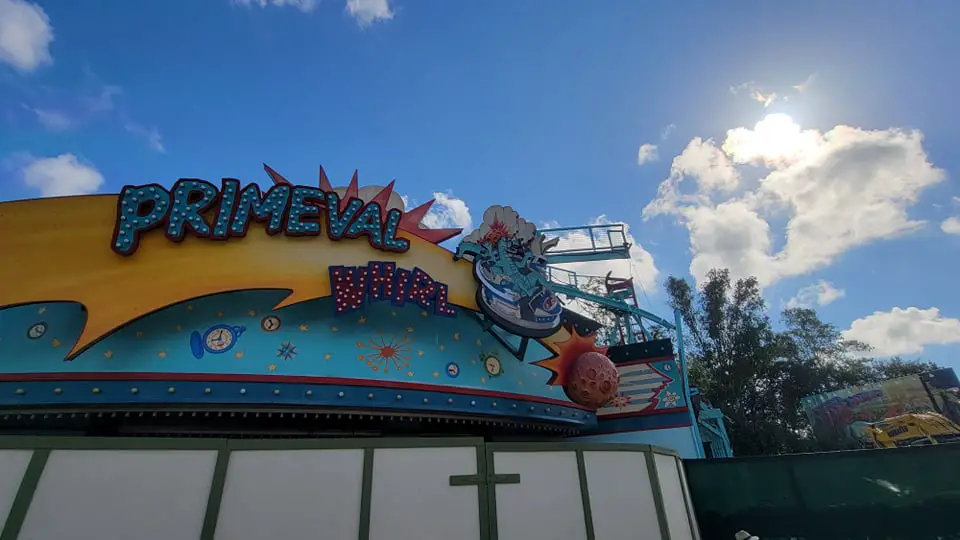 Primeval Whirl in Disney’s Animal Kingdom demolition progress