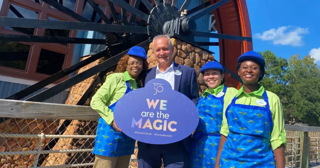 Disney Cast Members Celebrate the reopening of Port Orleans Riverside Resort
