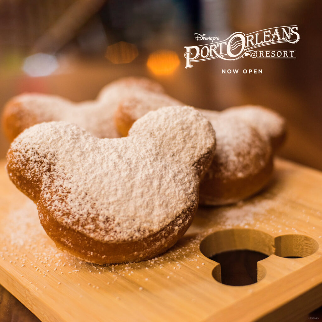 Mickey Beignets are back at the newly opened Port Orleans French Quarter!