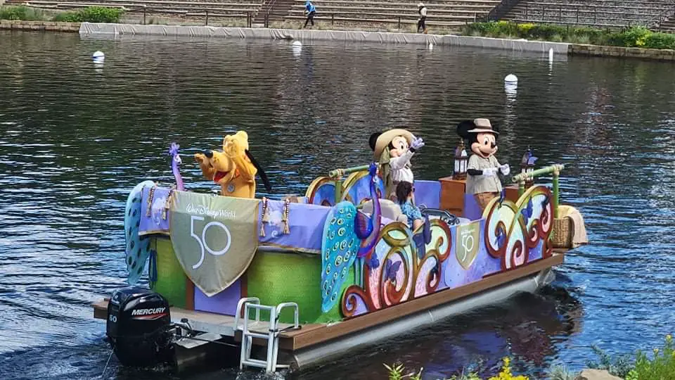 Animal Kingdom Character Float receieve 50th Anniversary Makeover