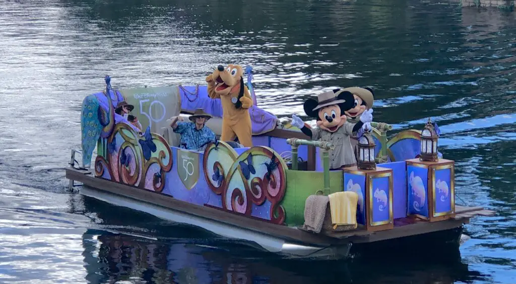 Animal Kingdom Character Float receieve 50th Anniversary Makeover