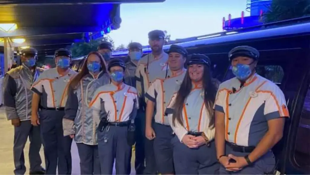 Disneyland Monorail Cast Members return to work