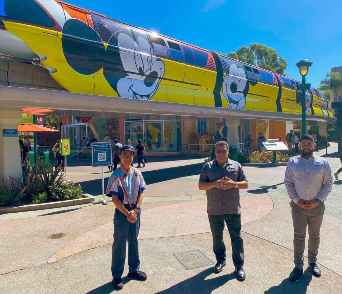 Disneyland Monorail Cast Members return to work