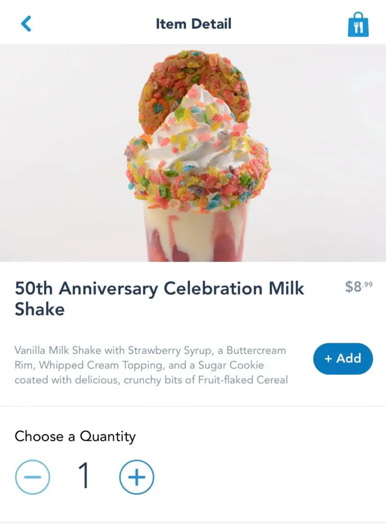 Dig in to This 50th Anniversary Milkshake from Disney's Animal Kingdom