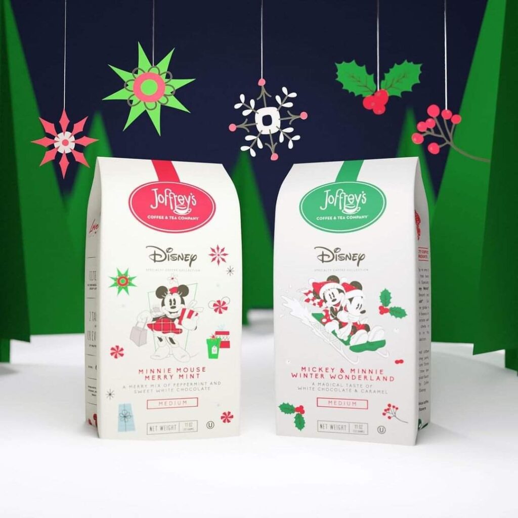 New Winter Blends from Joffrey's Coffee available online and at Disney World