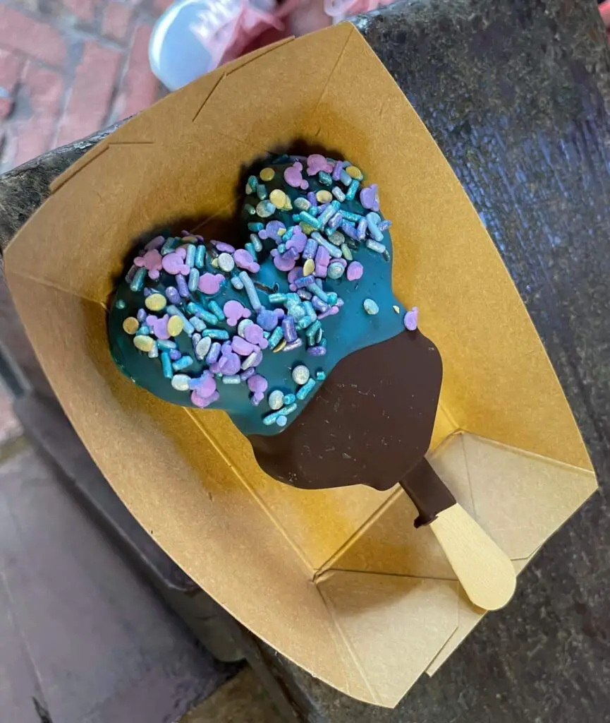 Try the Hand Dipped 50th Anniversary Mickey Bar