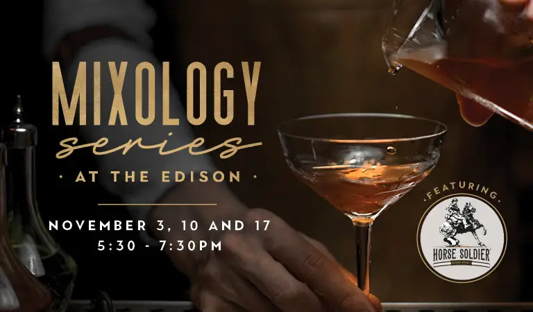 Mixology Series at The Edison in Disney Springs Coming This November