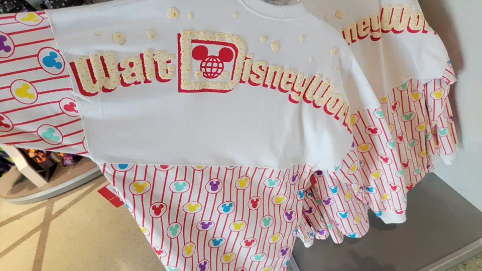 New Scented Popcorn Spirit Jersey now available at the Magic Kingdom
