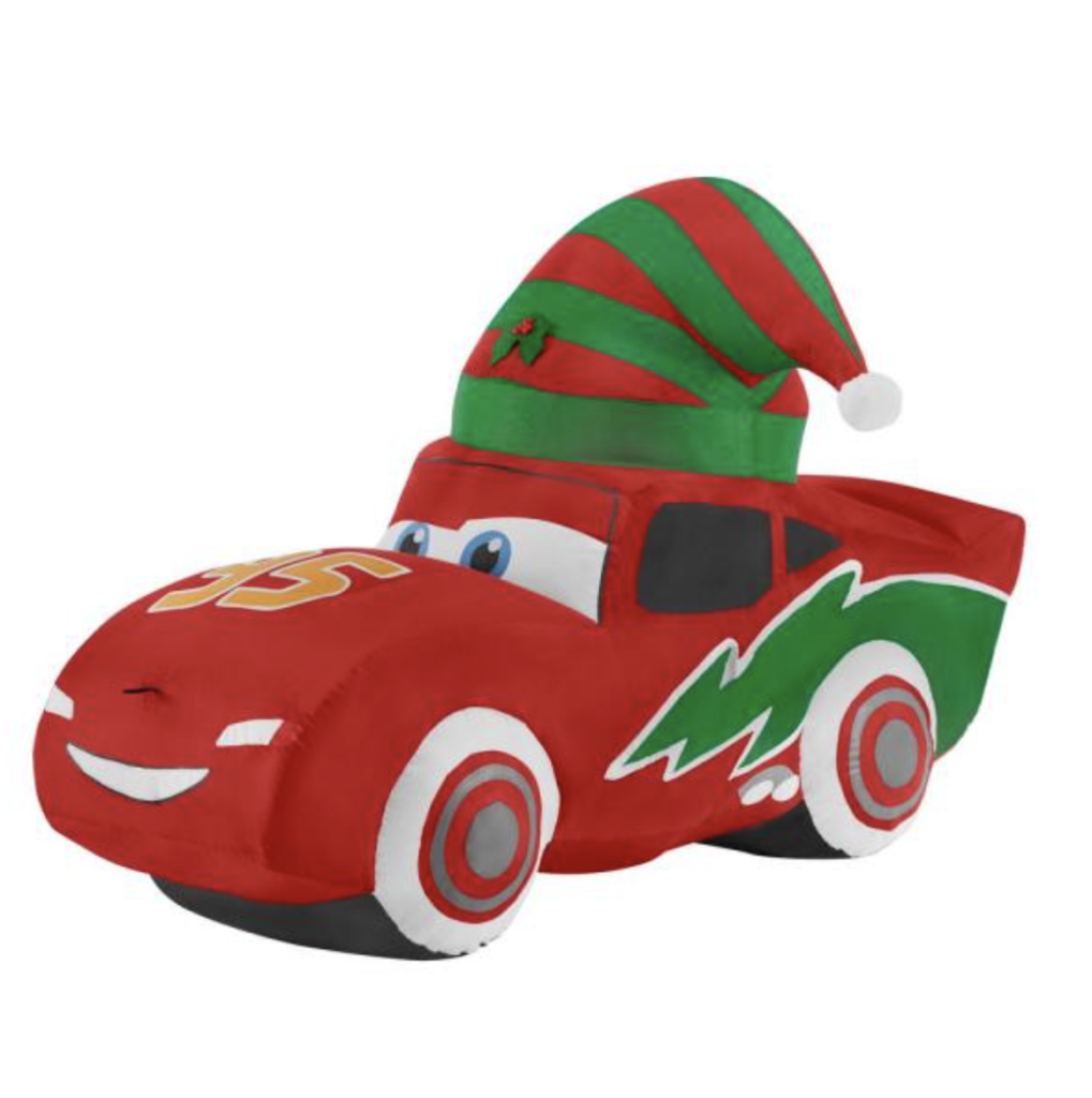 Light Up Your Yard With This Lightning McQueen Christmas Inflatable