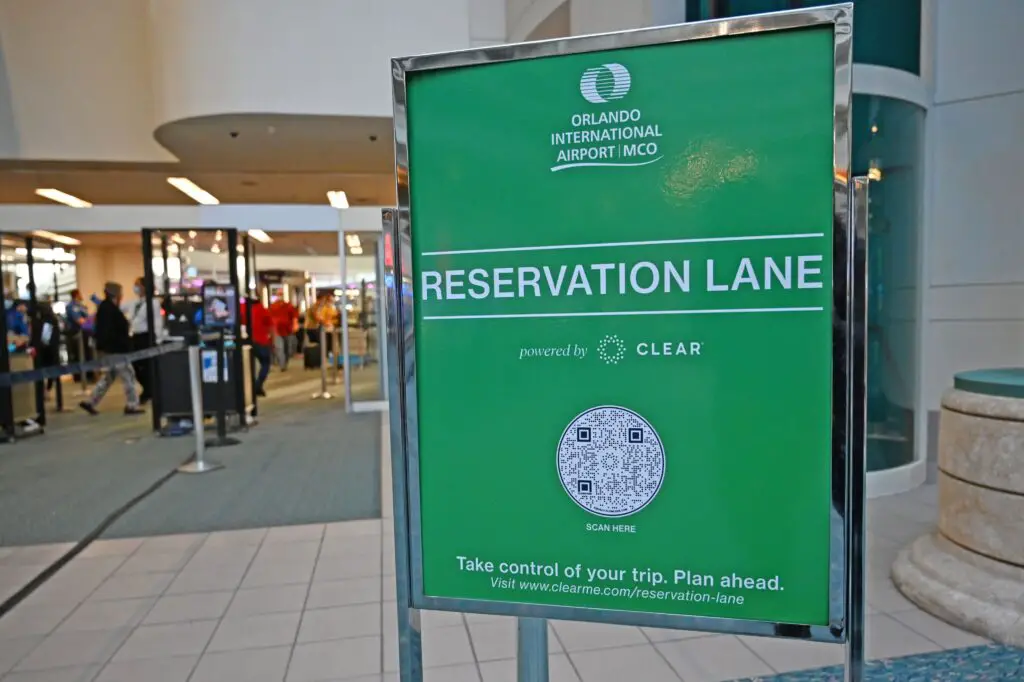 Beat the lines with new Reservation Lane at the Orlando Airport