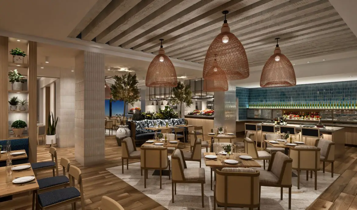 New Restaurant Amare to Debut with Opening of Walt Disney World Swan Reserve