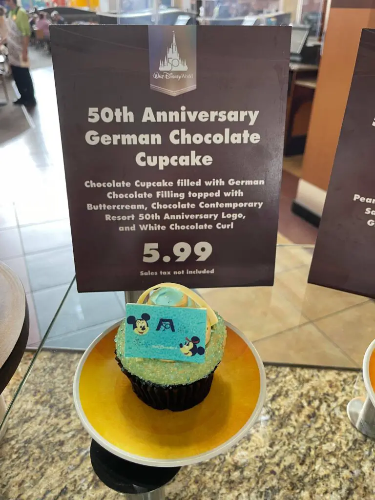 50th Anniversary German Chocolate Cupcake from Comtempo Cafe