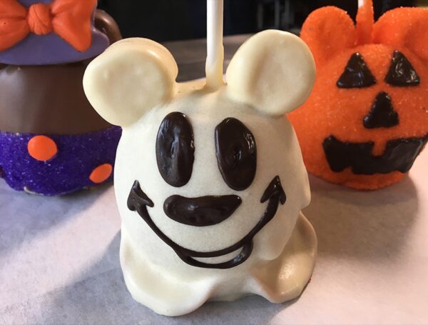 Ghost Mickey Candy apple