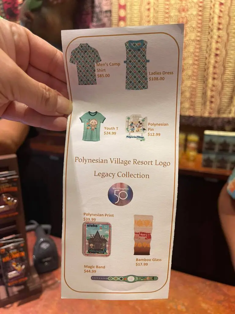 New 50th Anniversary Polynesian Resort Collection Now Available