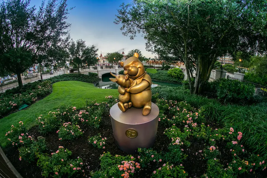 50th Anniversary Decorations Being Taken Down in Disney World's Magic Kingdom