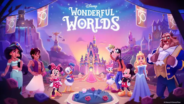 Disney Parks-Inspired Mobile Puzzle Game, Disney Wonderful Worlds, Available Now!