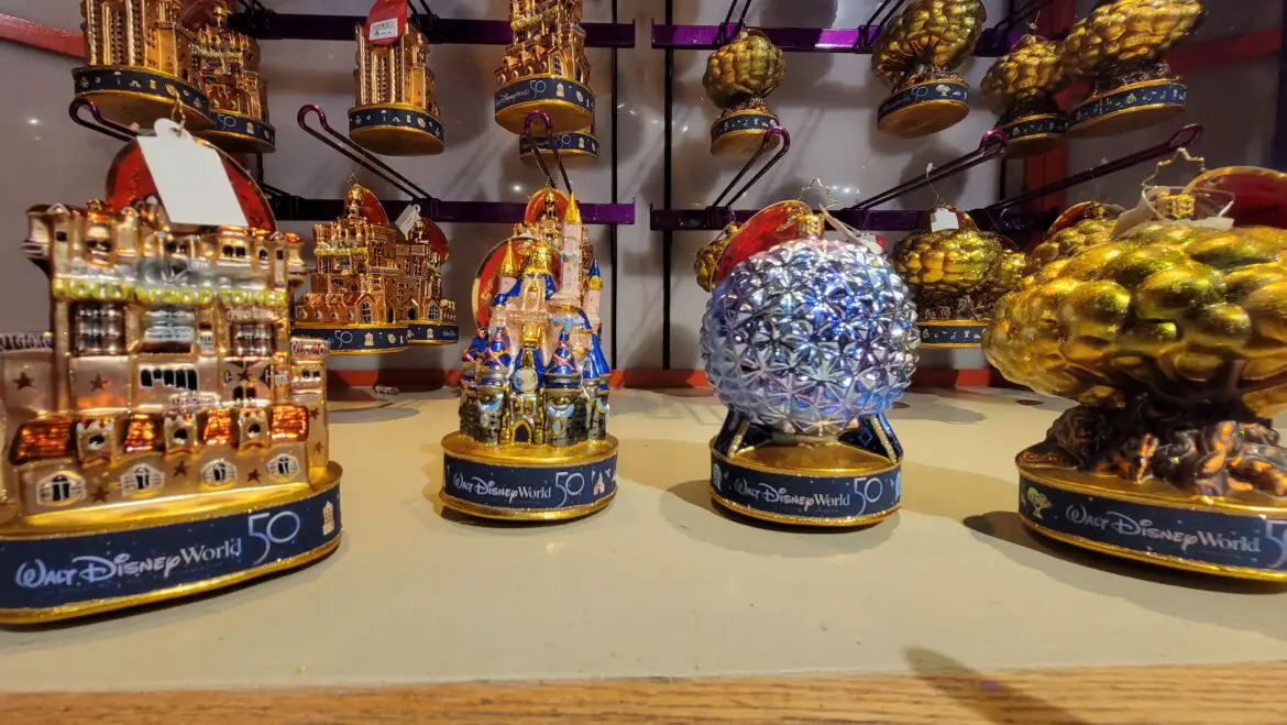 All-new Disney World 50th Park Icon Christmas Ornaments