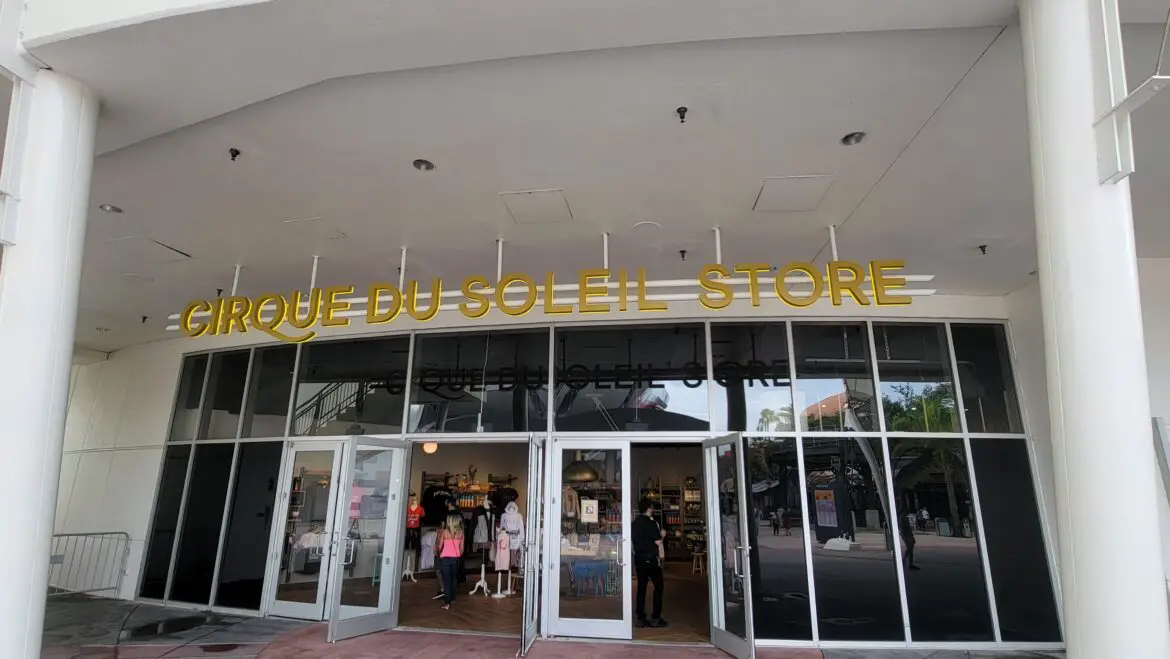 Cirque Du Soleil Store in Disney Springs is now open