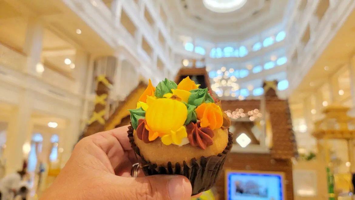 New Flavors of Fall cupcake at Disney’s Grand Floridian Resort