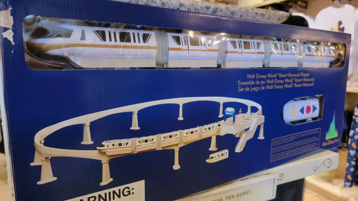 This 50th Anniversary Monorail Playset is a perfect Christmas Gift