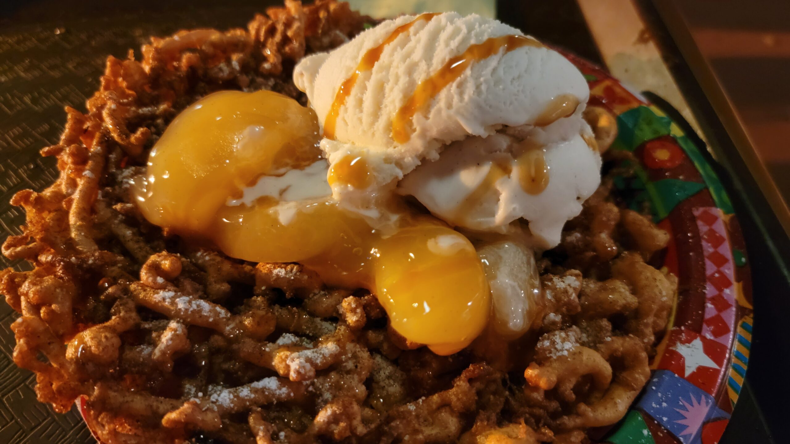 Ginger Apple Funnel Cake