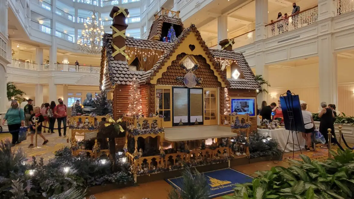 New Holiday Snacks and treats available at Grand Floridian Gingerbread House