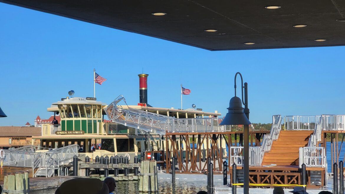 New second deck platform being built for Magic Kingdom’s Ferry
