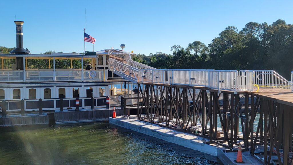 New second deck platform being built for Magic Kingdom's Ferry