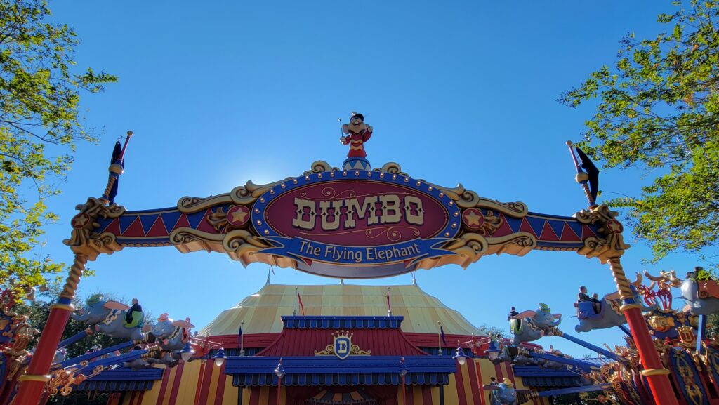 Dumbo the Flying Elephant Sign