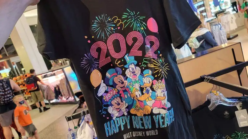 Ring In The New Year With The New Disney 2022 T-shirt!