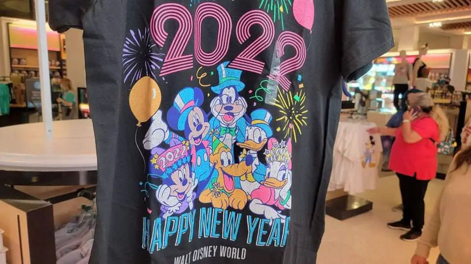 Ring In The New Year With The New Disney 2022 T-shirt!