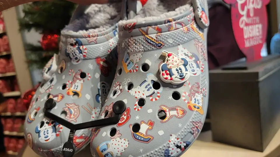 Stay warm and cozy with the New Mickey Mouse and Friends Holiday Crocs