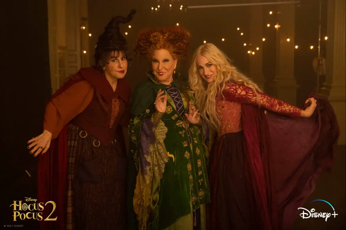 First official photo from Hocus Pocus 2 coming to Disney+ Fall of 2022!