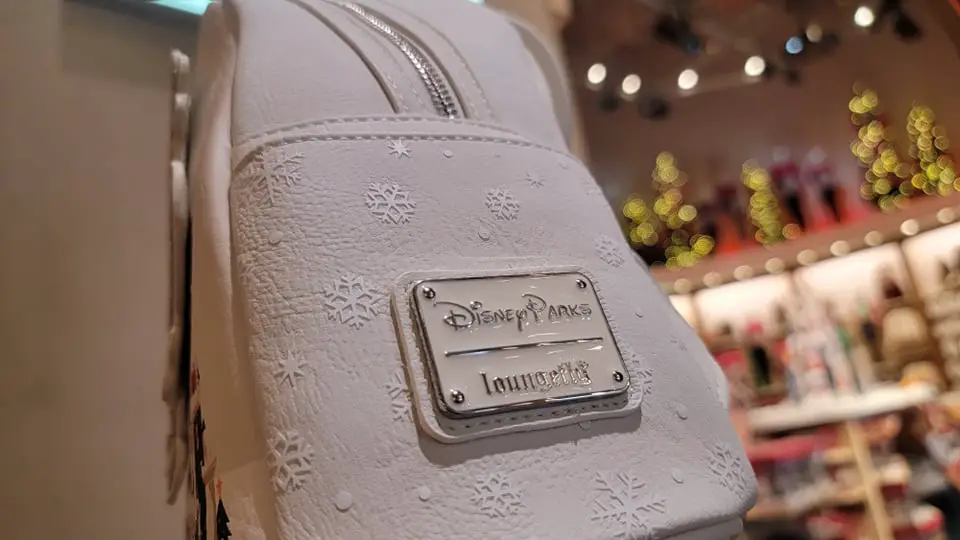 Mickey and Minnie Holiday Loungefly Backpack Takes To The Slopes