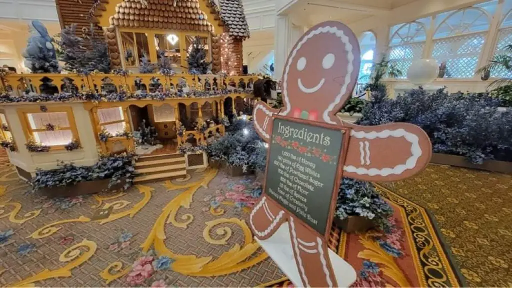 Gingerbread House at Disney's Grand Floridian is now complete