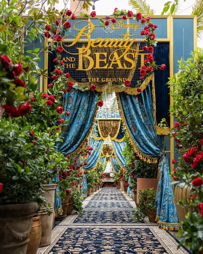 Disney Celebrates Beauty and the Beast 30th Anniversary at the Grounds Cafe