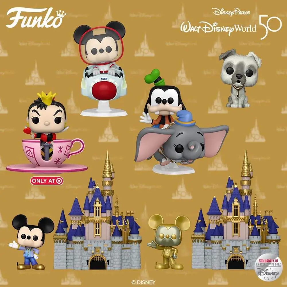 New Disney World 50th Anniversary Funko Pops