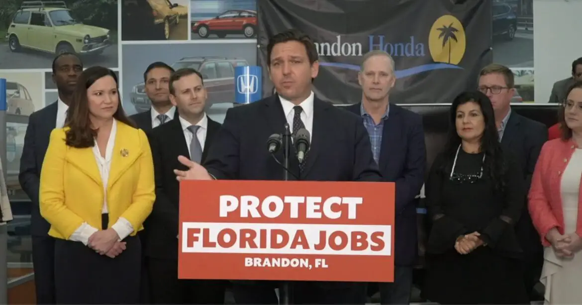 Gov. DeSantis signs bill protecting Employees and Families from COVID Mandates